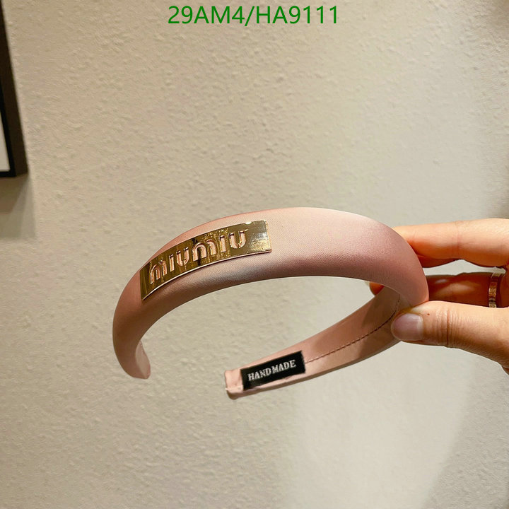 Headband-MIU MIU Code: HA9111 $: 29USD