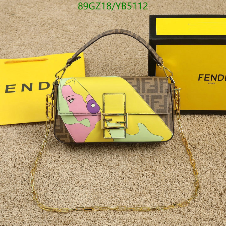 Fendi Bag-(4A)-Baguette- Code: YB5112 $: 89USD