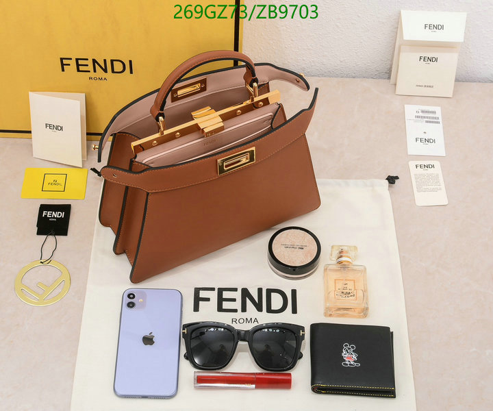 Fendi Bag-(Mirror)-Peekaboo Code: ZB9703 $: 269USD