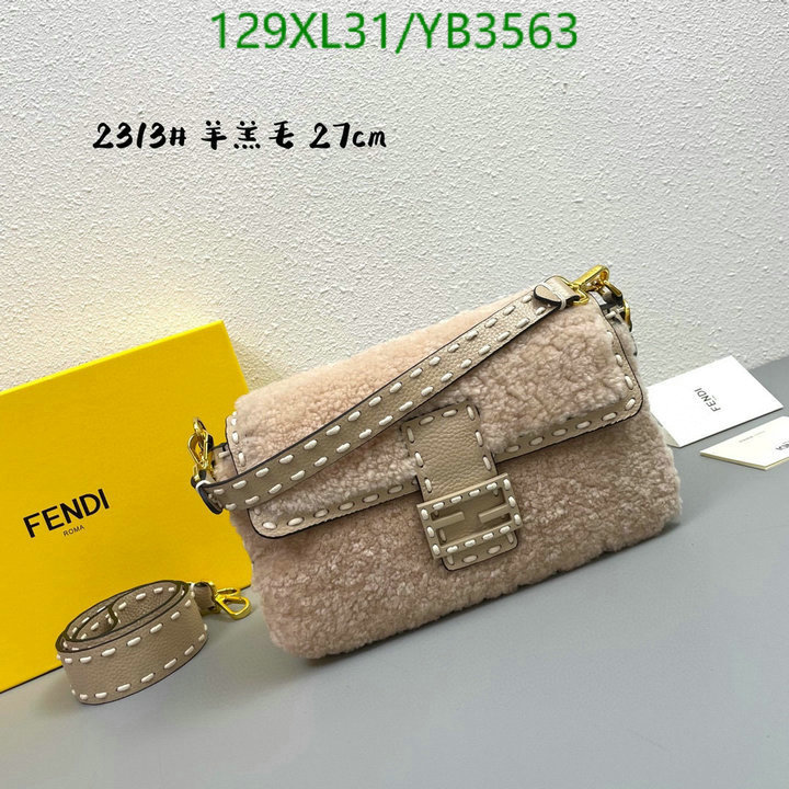 Fendi Bag-(4A)-Baguette- Code: YB3563 $: 129USD