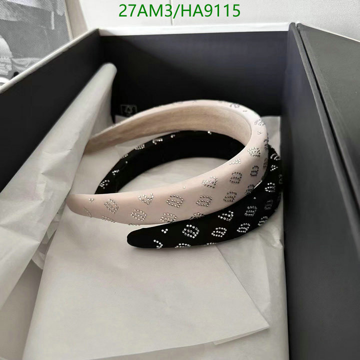 Headband-Alexander Wang Code: HA9115 $: 27USD