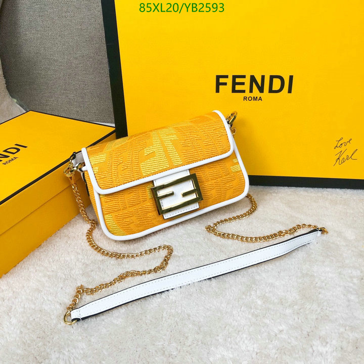 Fendi Bag-(4A)-Baguette- Code: YB2593 $: 85USD