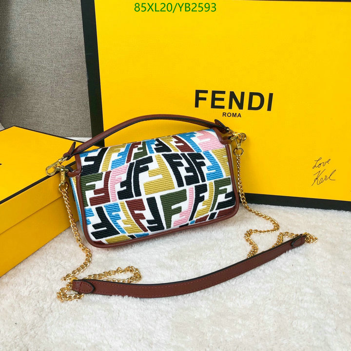 Fendi Bag-(4A)-Baguette- Code: YB2593 $: 85USD