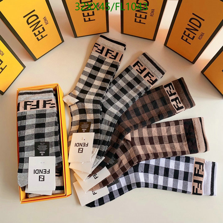 Sock-Fendi Code: FL1043 $: 32USD