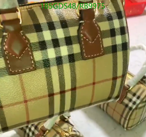 Burberry Bag-(Mirror)-Handbag- Code: RB9975 $: 185USD