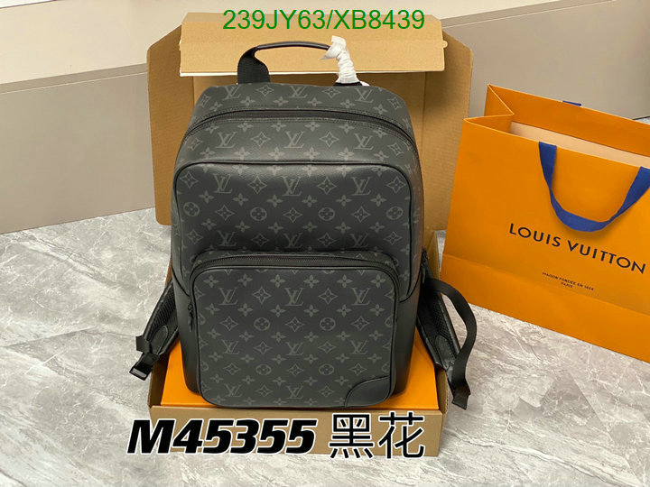 LV Bags-(Mirror)-Backpack- Code: XB8439 $: 239USD