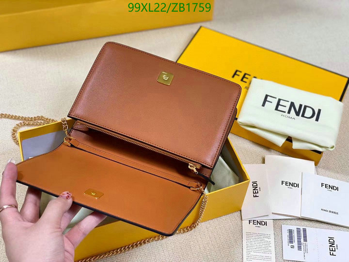 Fendi Bag-(4A)-Diagonal- Code: ZB1759 $: 99USD