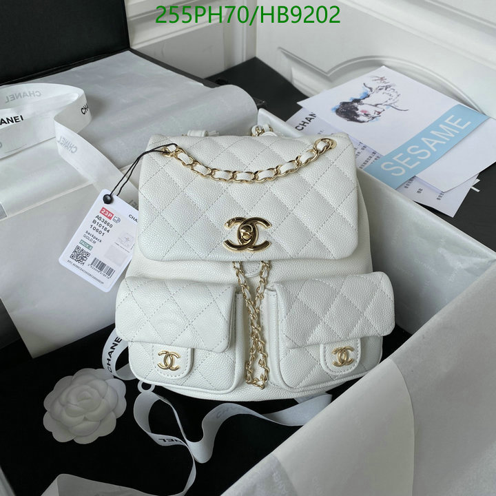 Chanel Bags -(Mirror)-Backpack- Code: HB9202 $: 255USD