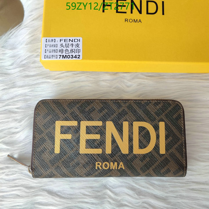 Fendi Bag-(4A)-Wallet- Code: ZT2771 $: 59USD