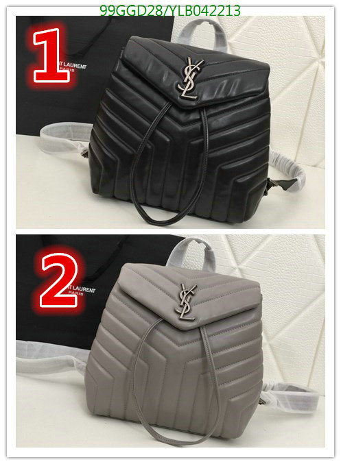 YSL Bag-(4A)-Backpack- Code: YLB042213 $: 99USD