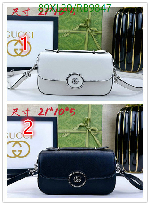 Gucci Bag-(4A)-Diagonal- Code: RB9847 $: 89USD