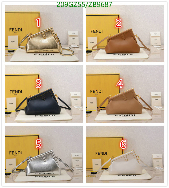 Fendi Bag-(Mirror)-First Series Code: ZB9687 $: 209USD