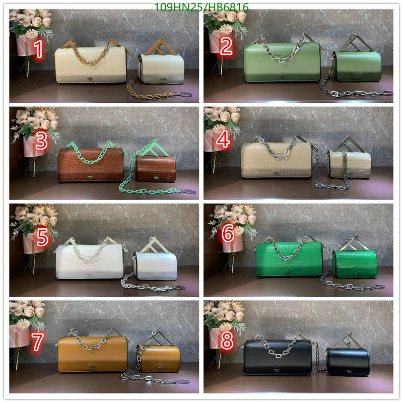 Fendi Bag-(4A)-Diagonal- Code: HB6816