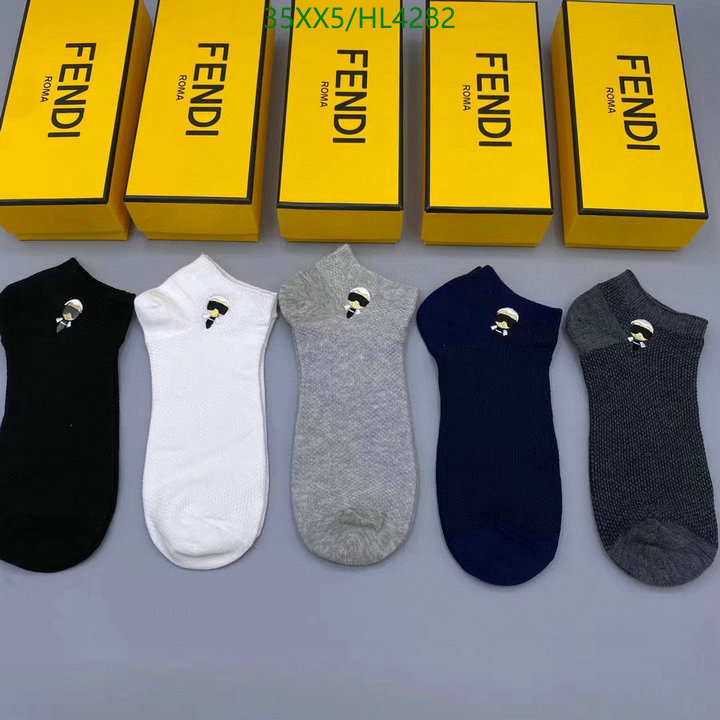 Sock-Fendi Code: HL4282 $: 35USD