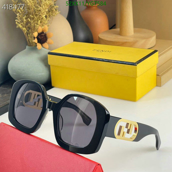 Glasses-Fendi Code: YG7584 $: 52USD