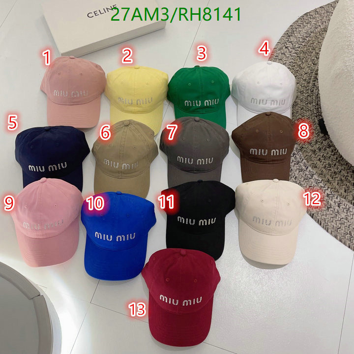 Cap-(Hat)-Miu Miu Code: RH8141 $: 27USD