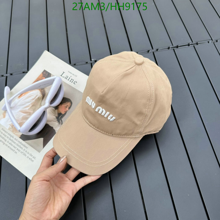 Cap -(Hat)-Miu Miu Code: HH9175 $: 27USD