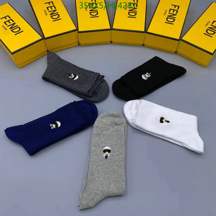 Sock-Fendi Code: HL4281 $: 35USD