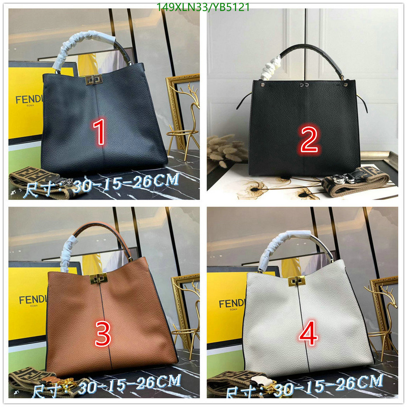 Fendi Bag-(4A)-Peekaboo Code: YB5121 $: 149USD