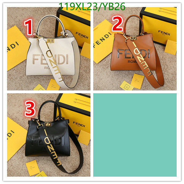 Fendi Bag-(4A)-Peekaboo Code: YB26 $: 119USD