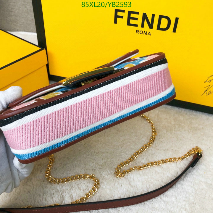 Fendi Bag-(4A)-Baguette- Code: YB2593 $: 85USD