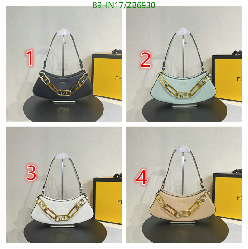 Fendi Bag-(4A)-Handbag- Code: ZB6930 $: 89USD