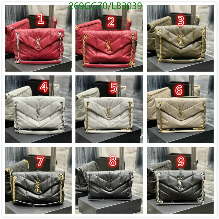 YSL Bag-(Mirror)-LouLou Series Code: LB3039 $: 269USD