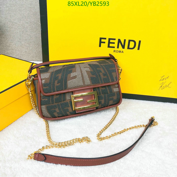 Fendi Bag-(4A)-Baguette- Code: YB2593 $: 85USD