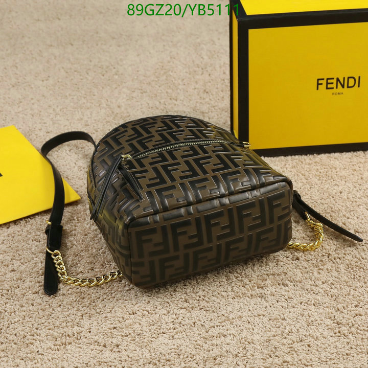 Fendi Bag-(4A)-Backpack- Code: YB5111 $: 89USD