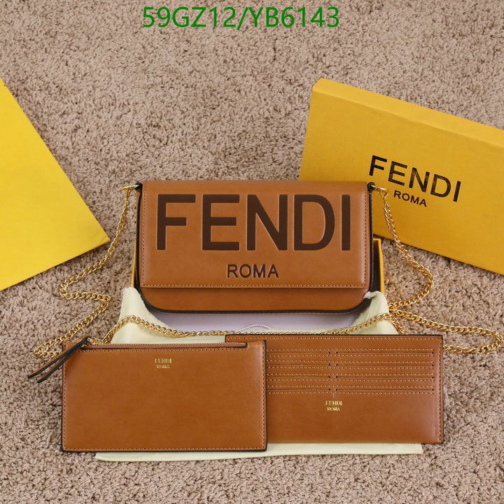 Fendi Bag-(4A)-Diagonal- Code: YB6143 $: 59USD