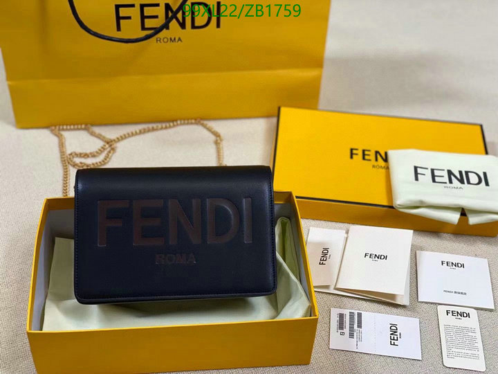 Fendi Bag-(4A)-Diagonal- Code: ZB1759 $: 99USD
