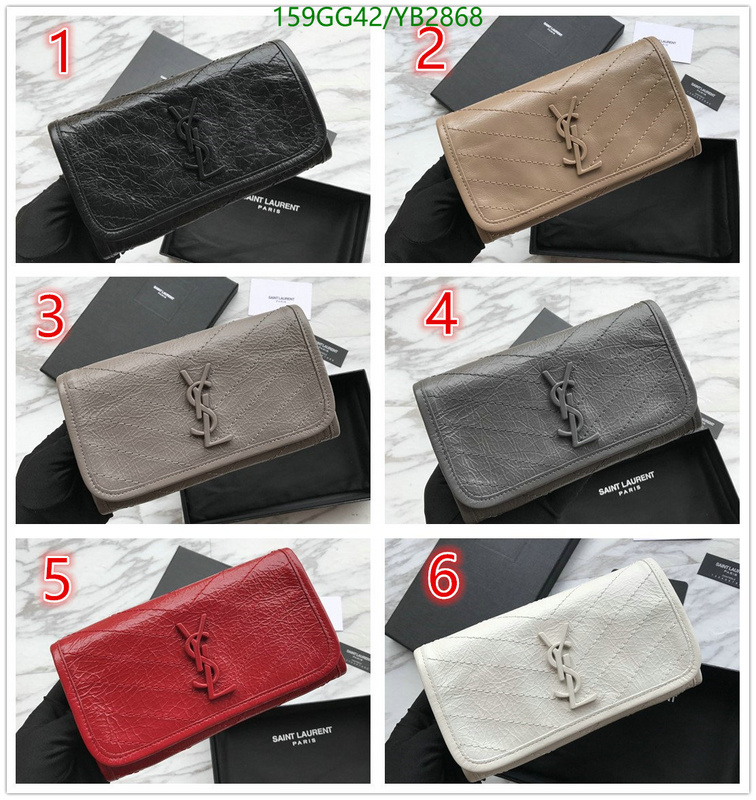 YSL Bag-(Mirror)-Clutch- Code: YB2868 $: 159USD