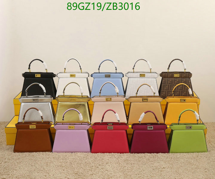 Fendi Bag-(4A)-Peekaboo Code: ZB3016 $: 89USD