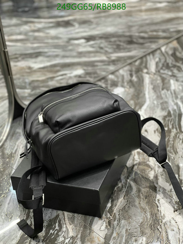 YSL Bag-(Mirror)-Backpack- Code: RB8988 $: 249USD