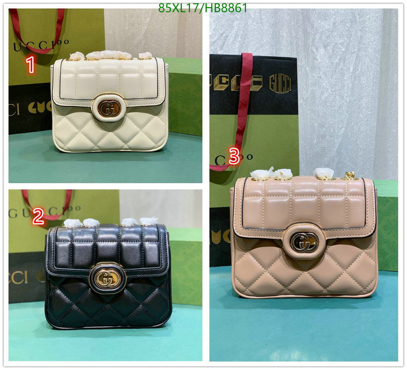 Gucci Bag-(4A)-Diagonal- Code: HB8861 $: 85USD