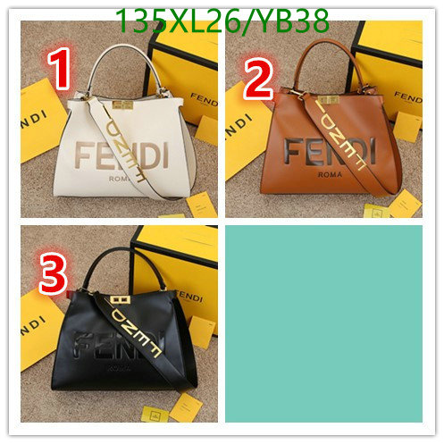 Fendi Bag-(4A)-Peekaboo Code: YB38 $: 135USD