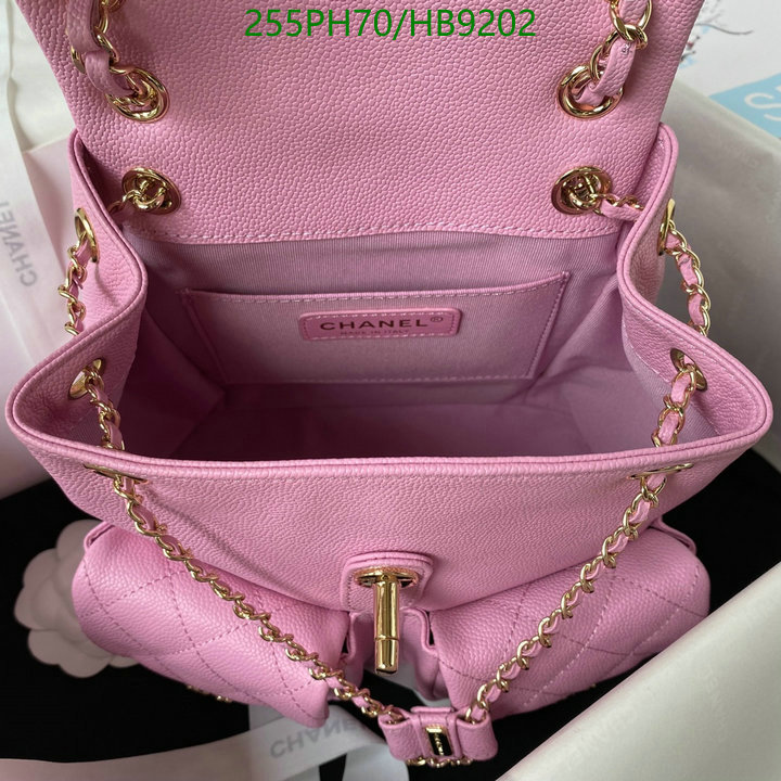 Chanel Bags -(Mirror)-Backpack- Code: HB9202 $: 255USD