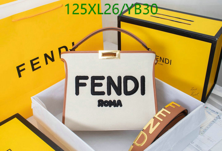 Fendi Bag-(4A)-Peekaboo Code: YB30 $: 125USD