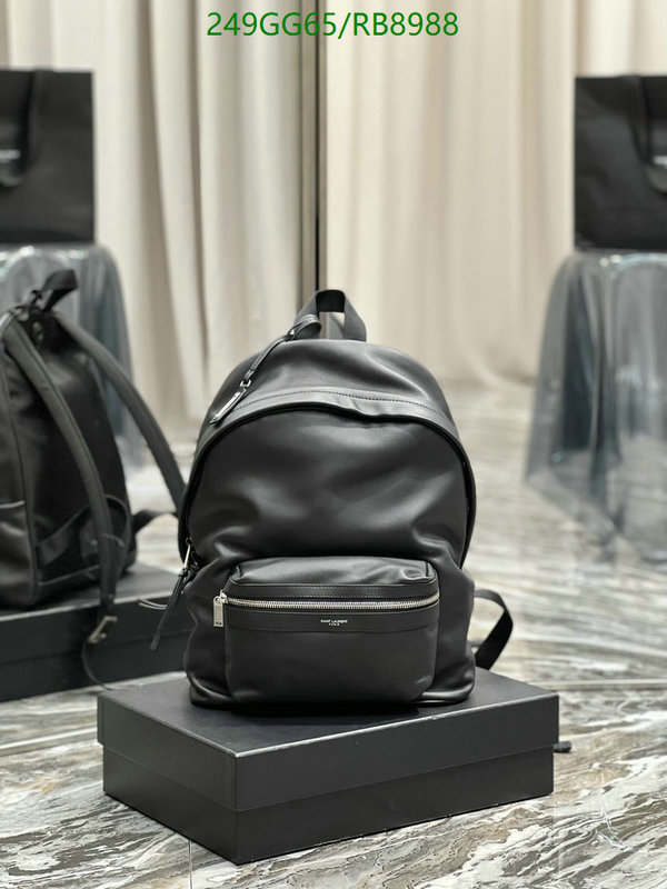 YSL Bag-(Mirror)-Backpack- Code: RB8988 $: 249USD