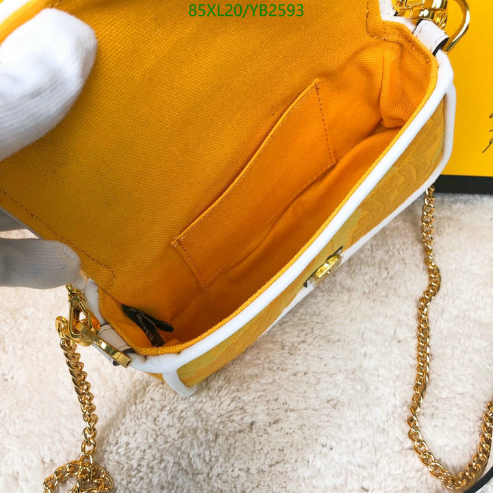 Fendi Bag-(4A)-Baguette- Code: YB2593 $: 85USD