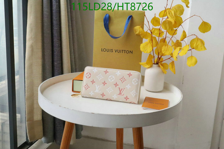 LV Bags-(Mirror)-Wallet- Code: HT8726 $: 115USD