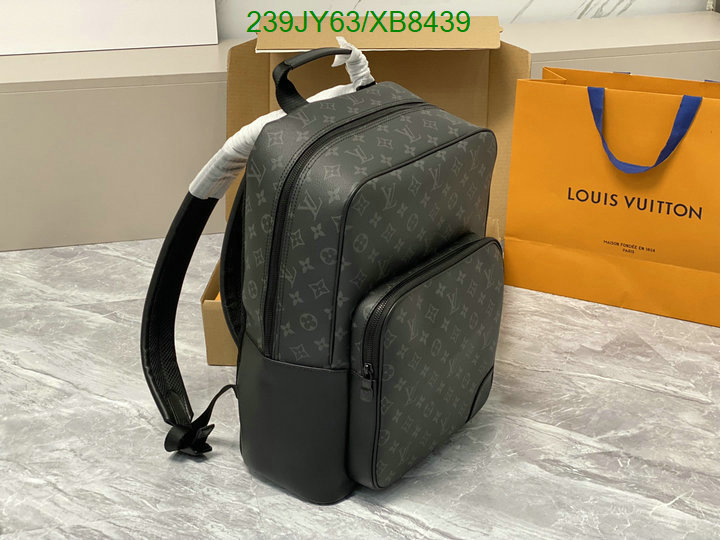 LV Bags-(Mirror)-Backpack- Code: XB8439 $: 239USD