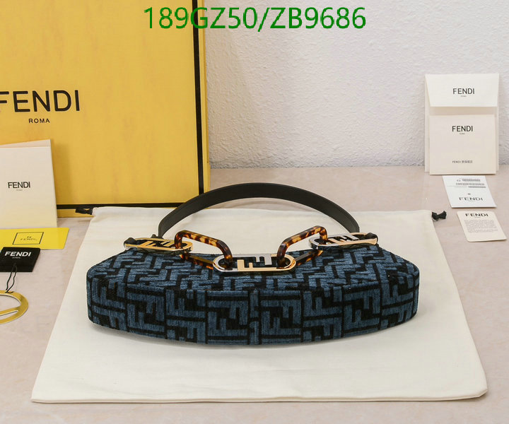 Fendi Bag-(Mirror)-Handbag- Code: ZB9686 $: 189USD