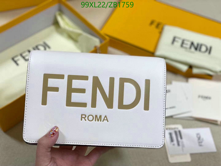 Fendi Bag-(4A)-Diagonal- Code: ZB1759 $: 99USD