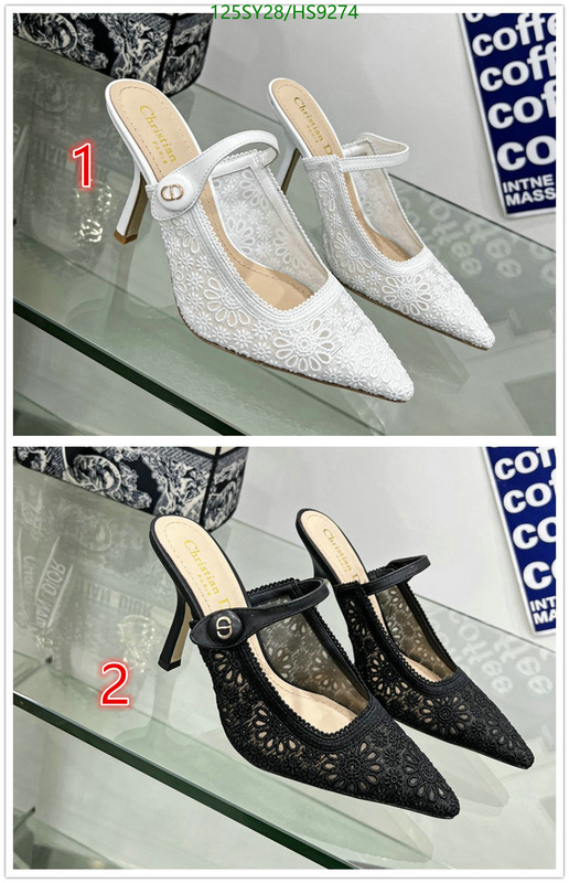 Women Shoes-Dior Code: HS9274 $: 125USD