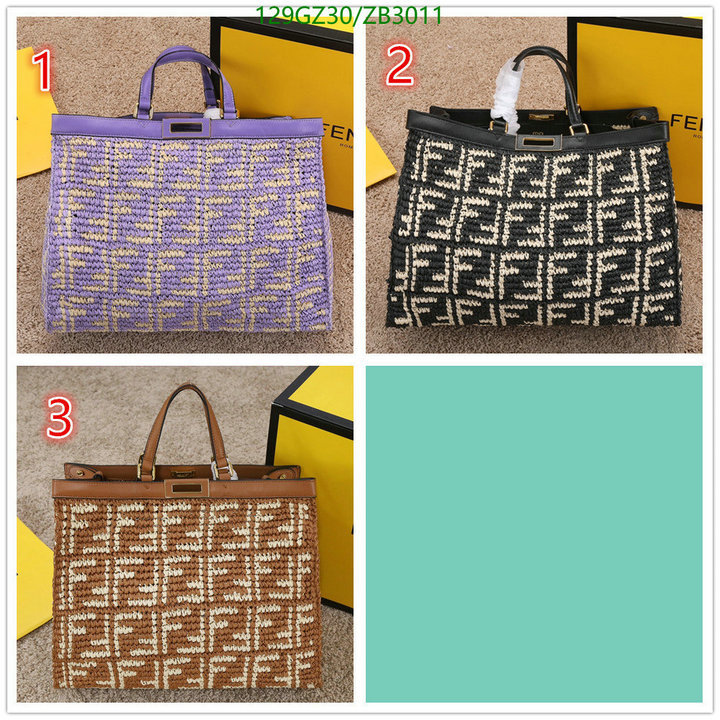 Fendi Bag-(4A)-Peekaboo Code: ZB3011 $: 129USD