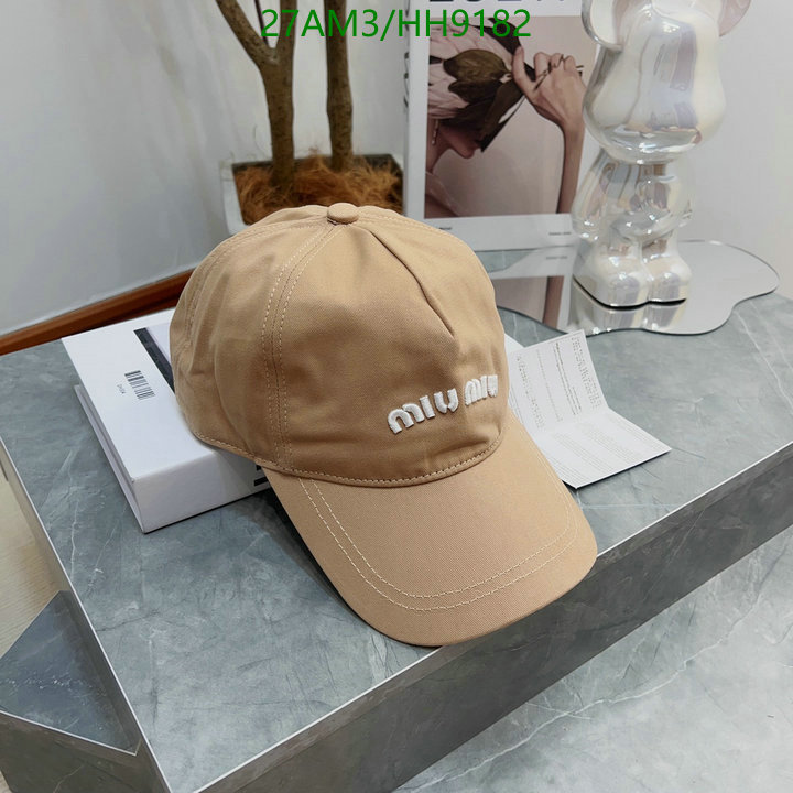 Cap -(Hat)-Miu Miu Code: HH9182 $: 27USD