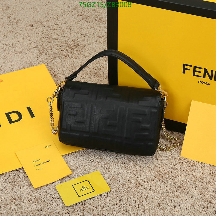 Fendi Bag-(4A)-Baguette- Code: ZB3008 $: 75USD