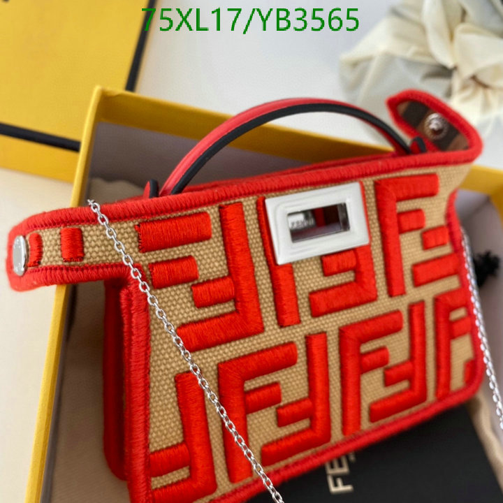 Fendi Bag-(4A)-Clutch- Code: YB3565 $: 75USD