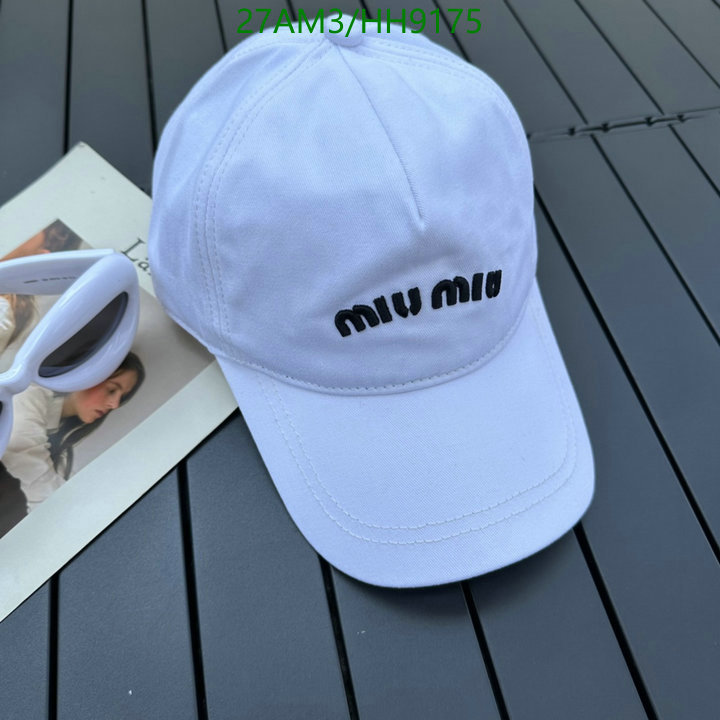 Cap -(Hat)-Miu Miu Code: HH9175 $: 27USD